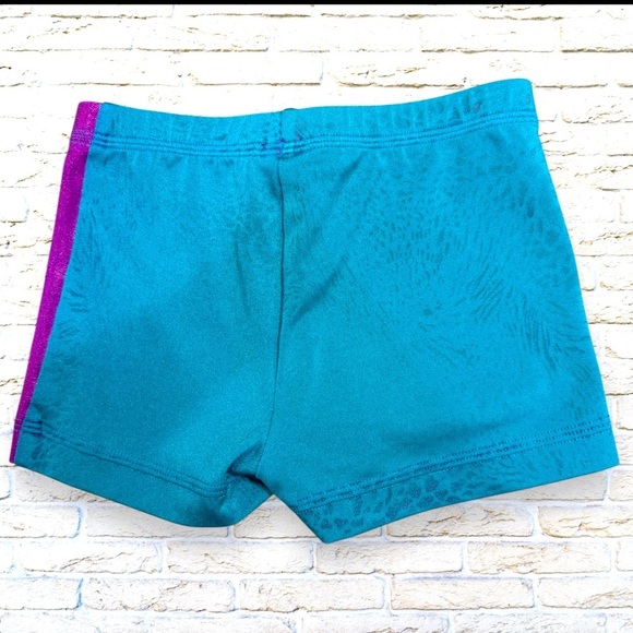 GK Gymnastic micro mini shorts - Size Child Large - Picture 2 of 3